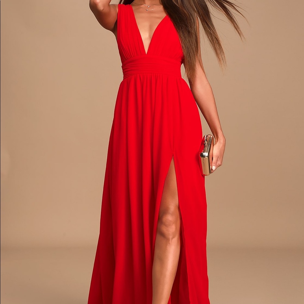 Red Maxi Dress